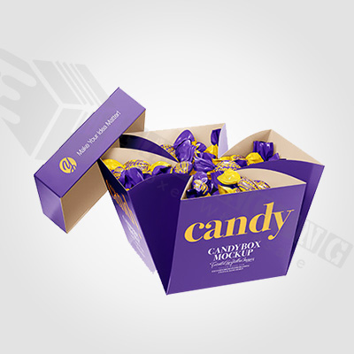 Custom Printed Candy Packaging Boxes