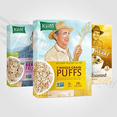 Custom Printed Whole Grain Cereal Boxes