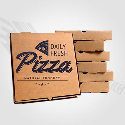 Custom Printed Cardboard Pizza Packaging Boxes