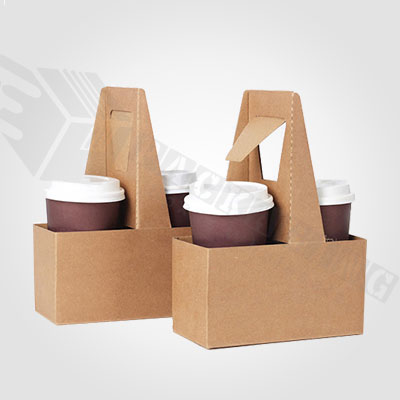 Custom Printed Coffee Take Away Packaging Boxes