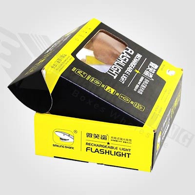 Custom Printed Window Corrugated Packaging Boxes