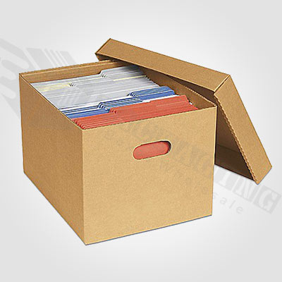 Custom File Storage Corrugated Boxes