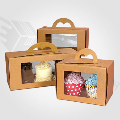 Custom Kraft Handle Boxes