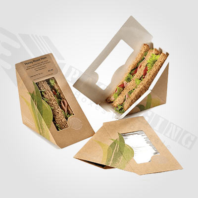 Custom Kraft Sandwich Boxes