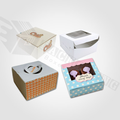 Self Lock Cake Packaging Boxes