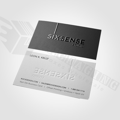 Embossed Business Cards