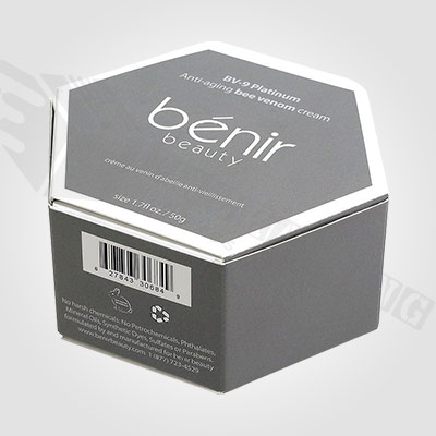 Custom Printed Cosmetic Hexagon Boxes - Wholesale Cosmetic Hexagon Boxes