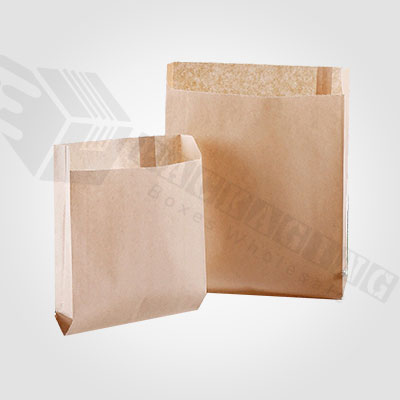 Custom Printed Greaseproof Kraft Bag