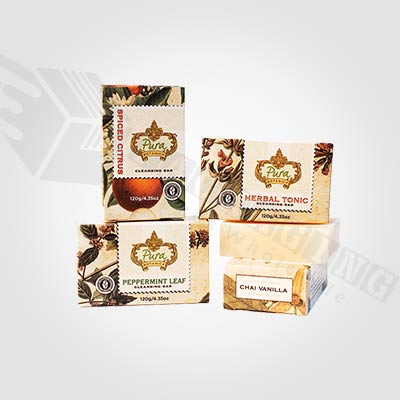 Custom Printed New Soap Packaging Boxes