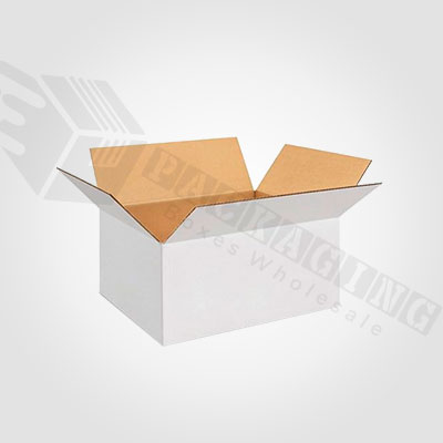 Custom White Corrugated Shipping Boxes Image 4