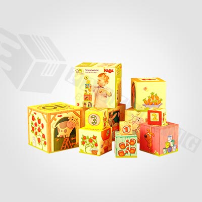 Baby Game Box with Multiple Rigid Blocks